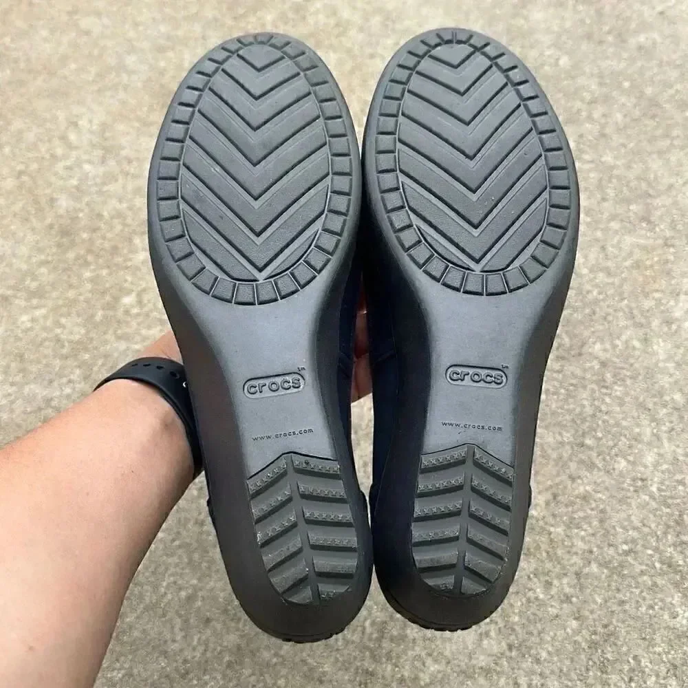 Crocs Navy & Graphite Marin ColorLite Wedge - Women’s